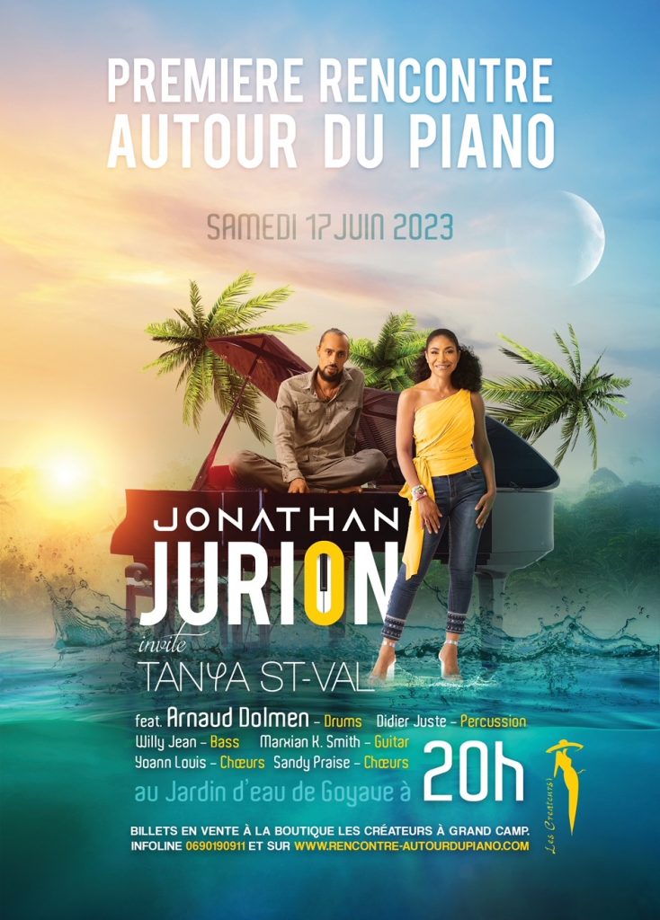 TANYA ST-VAL est l'invitée de Jonathan JURION - Samedi 17 Juin 2023 à 20h au Jardin d'eau de Goyave
